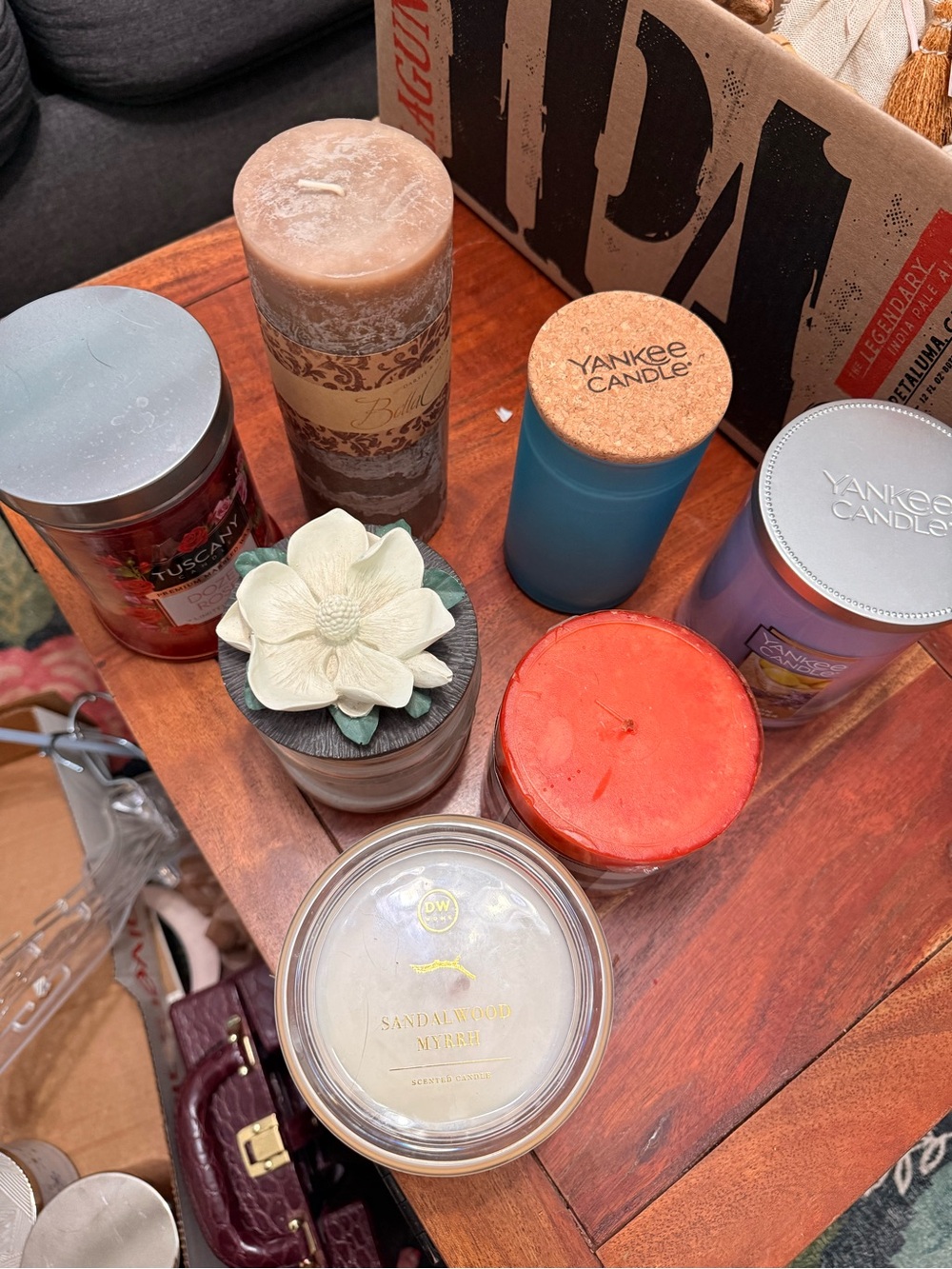 Lot Of Seven Yankee Candle/Chesapeake Bay/Dw Home/Tuscany Candles